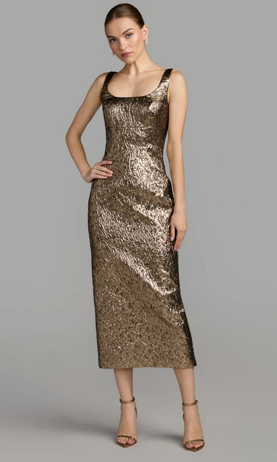 Mac Duggal 21553 - Scoop Neck Column Midi Dress