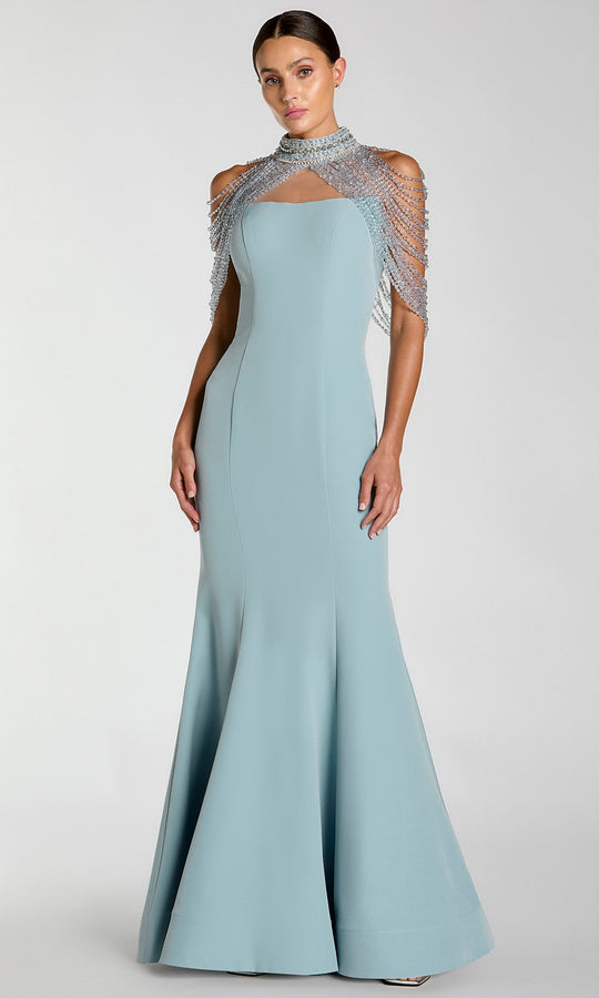 Mac Duggal 2334 - Crystal Draped Mermaid Prom Gown
