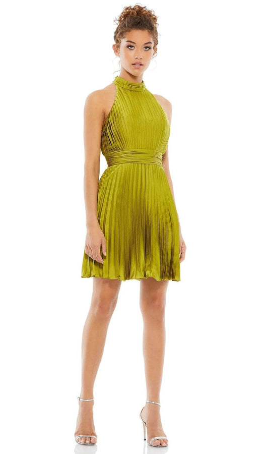 Mac Duggal 26645 - Halter Pleated Cocktail Dress