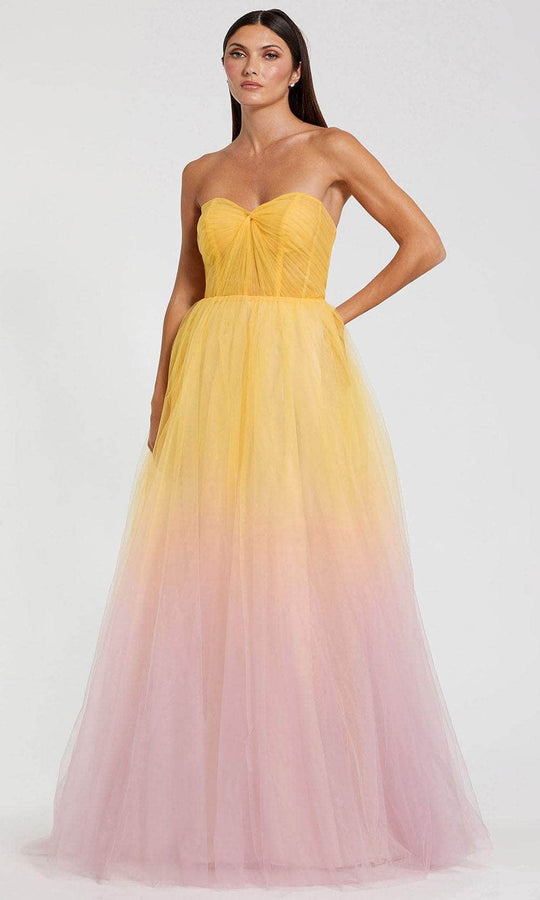 Mac Duggal 37005 - Tulle A-Line Gown with Sweetheart Neckline