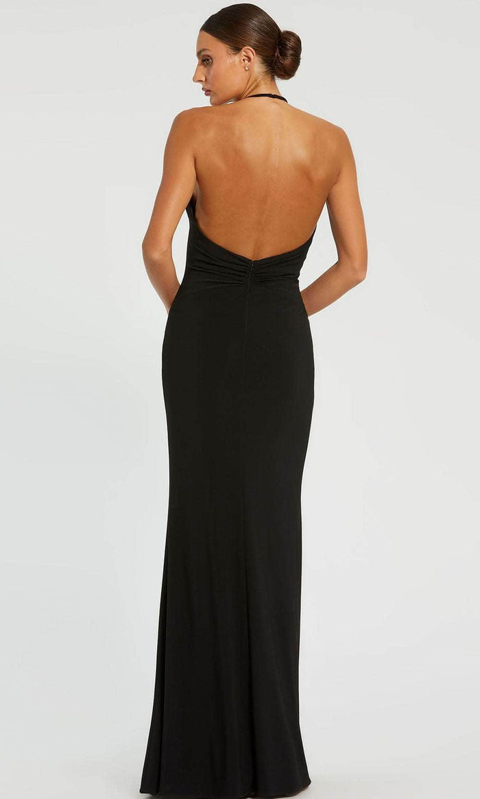 Mac Duggal 42065 - Sleeveless Open Back Prom Gown Prom Dresses 0 / Black