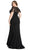 Mac Duggal 48984 - Cap Sleeve High Neck Dress Evening Dresses