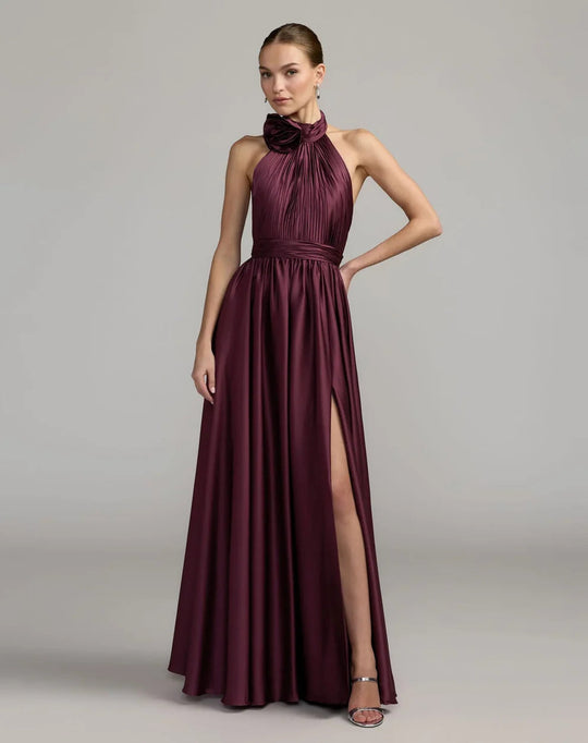 Mac Duggal - 49333 High Halter Neck A-Line Gown