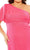 Mac Duggal 49708W - Ruffle One-Sleeve Tea-Length Dress Holiday Dresses