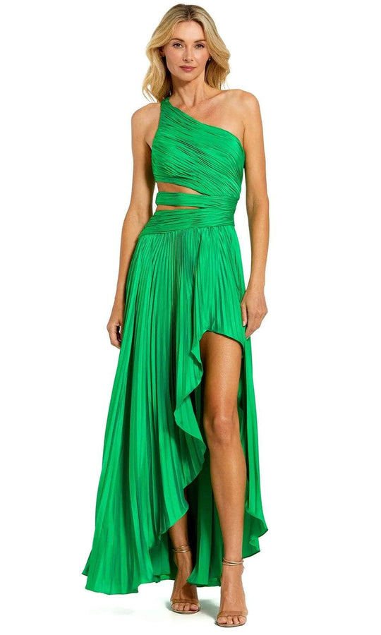Mac Duggal 49837 - Pleated Satin Evening Dress