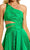 Mac Duggal 49837 - Pleated Satin Evening Dress Evening Dresses
