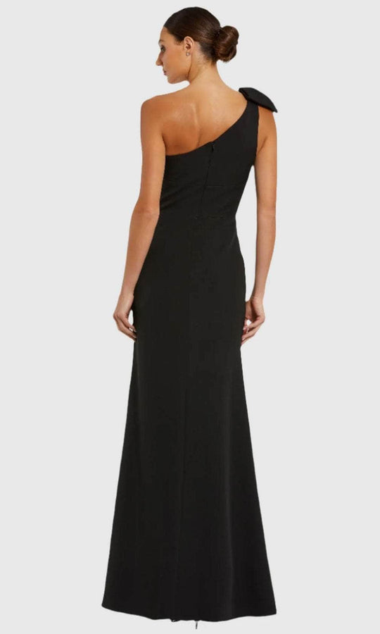 Mac Duggal 49862 - Bow Detail One-Shoulder Prom Gown