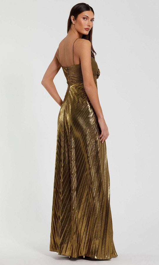 Mac Duggal 49905 - Metallic Pleated Evening Dress