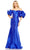 Mac Duggal 50677 - Puff Satin Prom Gown Special Occasion Dress 2 / Royal Blue