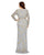 Mac Duggal 5358 - Long Sleeve High Neckline Embellished Dress Special Occasion Dress