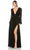Mac Duggal 55871 - Plunging Lace Up Evening Dress Mother of the Bride Dresses