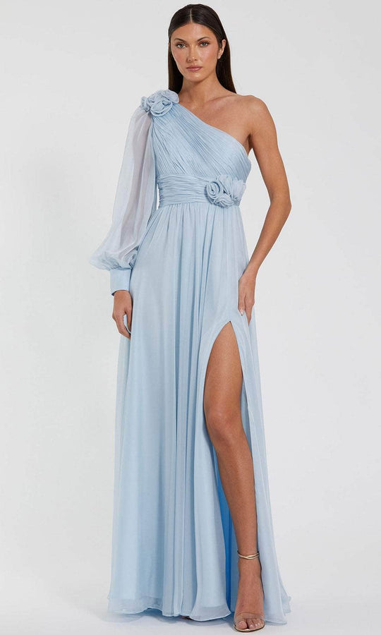 Mac Duggal 56070 - Chiffon One-Shoulder Gown with Slit