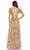Mac Duggal 5637 - Sequin Flounce Sleeve Evening Dress Prom Dresses