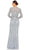 Mac Duggal 5644 - Leaf Beaded Sheath Evening Dress Evening Dresses