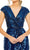 Mac Duggal 5777 - Cap Sleeve Sequin Embellished Knee-Length Dress Cocktail Dresses