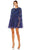 Mac Duggal 5917 - Embellished Trapeze Dress Special Occasion Dress 0 / Cobalt