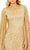 Mac Duggal 5931 - Fitted Bodice Cape Sleeve Prom Dress Prom Dresses