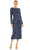 Mac Duggal 5988 - Embellished Back Slit Formal Dress Special Occasion Dress 2 / Midnight