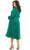 Mac Duggal 67914 - Ruched Surplice V-Neck Formal Dress Cocktail Dresses 22W / Emerald Green