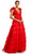 Mac Duggal 67959 - Tiered Chiffon Evening Dress Prom Dresses 0 / Red