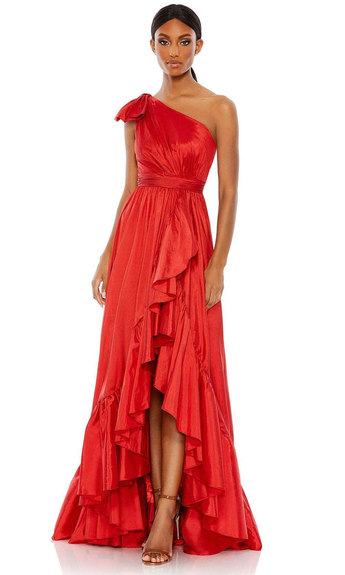Mac Duggal 68027 - Asymmetric One Sleeve Long Dress Couture Candy Mac Duggal 68027 - Asymmetric One Sleeve Long Dress Couture Candy