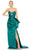 Mac Duggal 68450 - Sweetheart Cutout Prom Gown Special Occasion Dress 0 / Teal