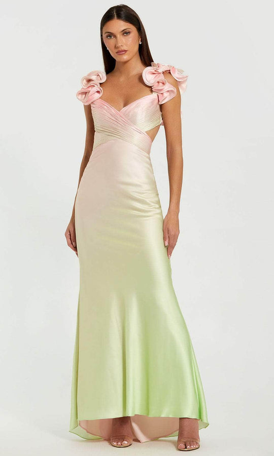 Mac Duggal 68500 - Charmeuse Crossover Gown