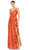 Mac Duggal 68551 - Ruffle Draped V-Neck Prom Dress Prom Dresses