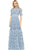 Mac Duggal 8005 - High Neck Ruffles Evening Dress Evening Dresses 4 / Slate Blue