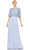 Mac Duggal 9181 - Jewel Cape Formal Dress Special Occasion Dress 4 / Powder Blue