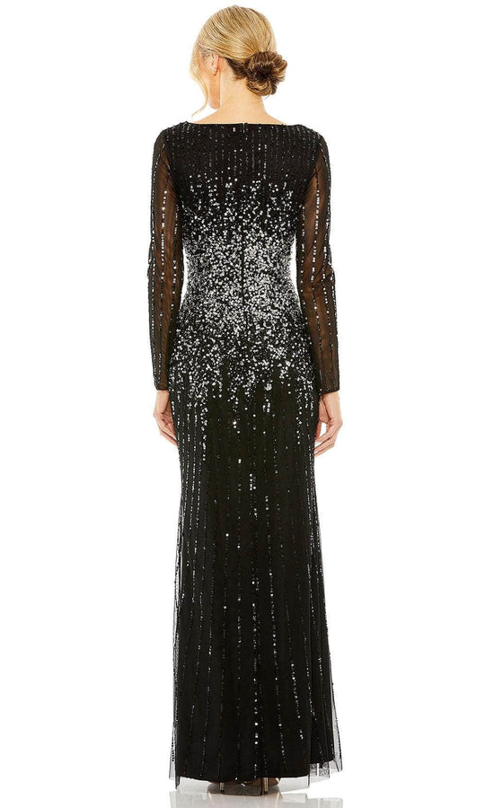 Mac Duggal 9226 - Illusion Long Sleeve Evening Dress