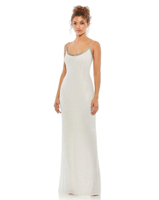 Mac Duggal - 93551 Scoop Neck Evening Modest Prom Gown