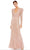 Mac Duggal - 93574 Leg Of Mutton Beaded Column Dress Evening Dresses