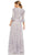 Mac Duggal 93805 - Floral Applique A-Line Evening Dress Special Occasion Dress