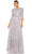 Mac Duggal 93805 - Floral Applique A-Line Evening Dress Special Occasion Dress 4 / Lavender