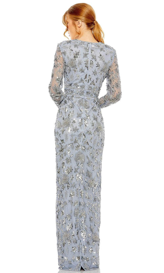 Mac Duggal 93939 - Long Sleeve Embellished Evening Dress