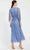 Mac Duggal 93995 - Beaded Striped V-Neck Formal Dress Evening Dresses