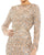Mac Duggal Cocktail - 5521D Long Sleeve Modest Knee Length Dress Cocktail Dresses