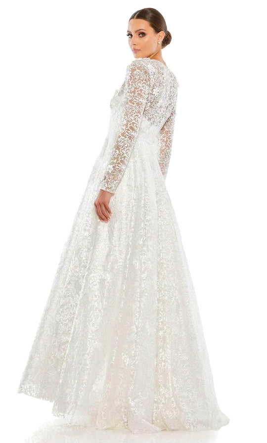 Mac Duggal Evening 11121D - Jewel Embroidered Evening Dress