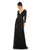 Mac Duggal Evening - 4977D Long Sleeve Sequin-Textured A-Line Gown Evening Dresses 0 / Black