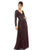 Mac Duggal Evening - 4977D Sequin-Textured A-Line Gown Evening Dresses 2 / Mulberry