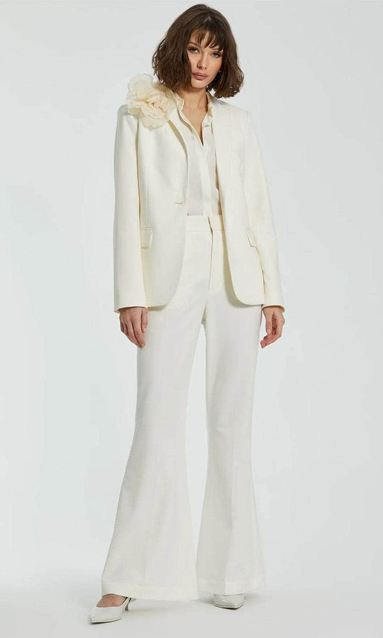 Mac Duggal R81065 - Blazer Jacket With Flower