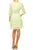 Maison Tara 58659MA - Polka V-Neck Casual Dress Special Occasion Dress