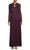 Marina 650322 - Lace Bodice Evening Dress Special Occasion Dress 4 / Eggplant