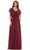 Marsoni by Colors - Embellished Chiffon Formal Dress MV1156 Formal Gowns 6 / Wine