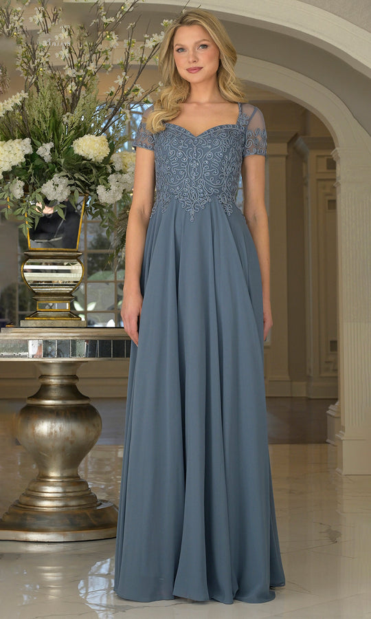 Marsoni by Colors M271-1 - Soutache Embroidered Sweetheart Gown