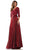 Marsoni by Colors M317 - Portrait Sequin Evening Gown Evening Dresses 4 / Wine