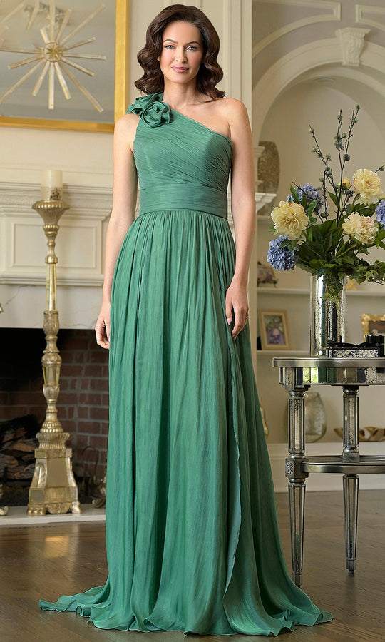 Marsoni by Colors M332 - One Shoulder Rosette Gown