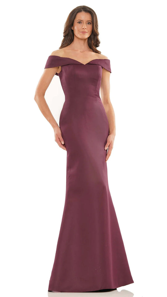 Marsoni by Colors - MV1153 Draped Off Shoulder Gown
