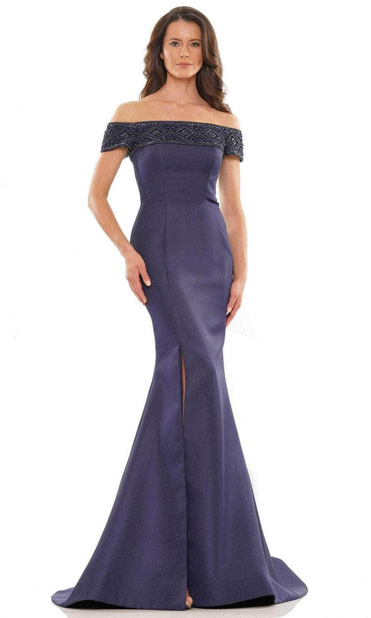 Marsoni by Colors MV1184 - Beaded Off Shoulder Dress